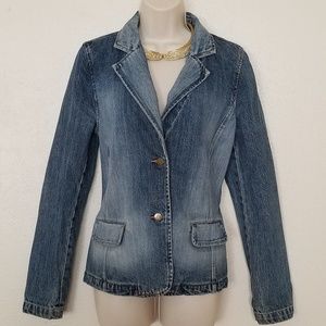 Old Navy Causual / Work Basic Denim Blazer Med